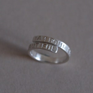 Mantra Ring - I am bountiful blissful and beautiful