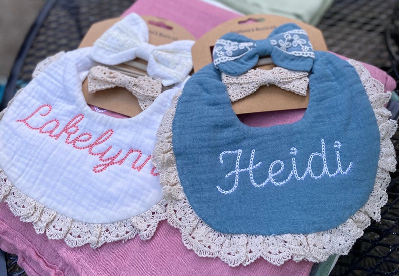 New colors Customize bibs shower gifts new baby birthday bib afbeelding 3