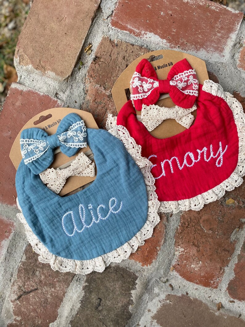 New colors Customize bibs shower gifts new baby birthday bib afbeelding 7