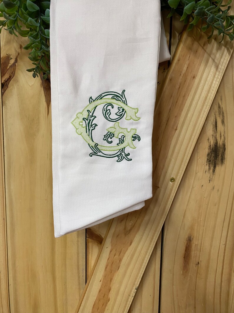 Client Gift Mongrammed wreath sash, Birthday , Wedding gift, Shower gift , Front door wreath Sash, New home gift- team colors