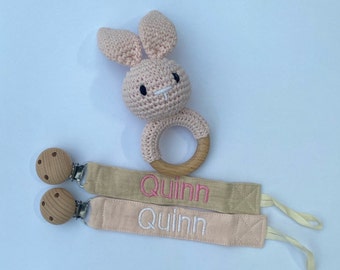 pacifier holder toy holder baby muslin gift