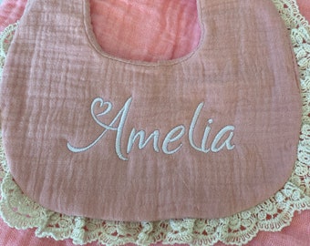 New colors Customize bibs - shower gifts - new baby - birthday bib