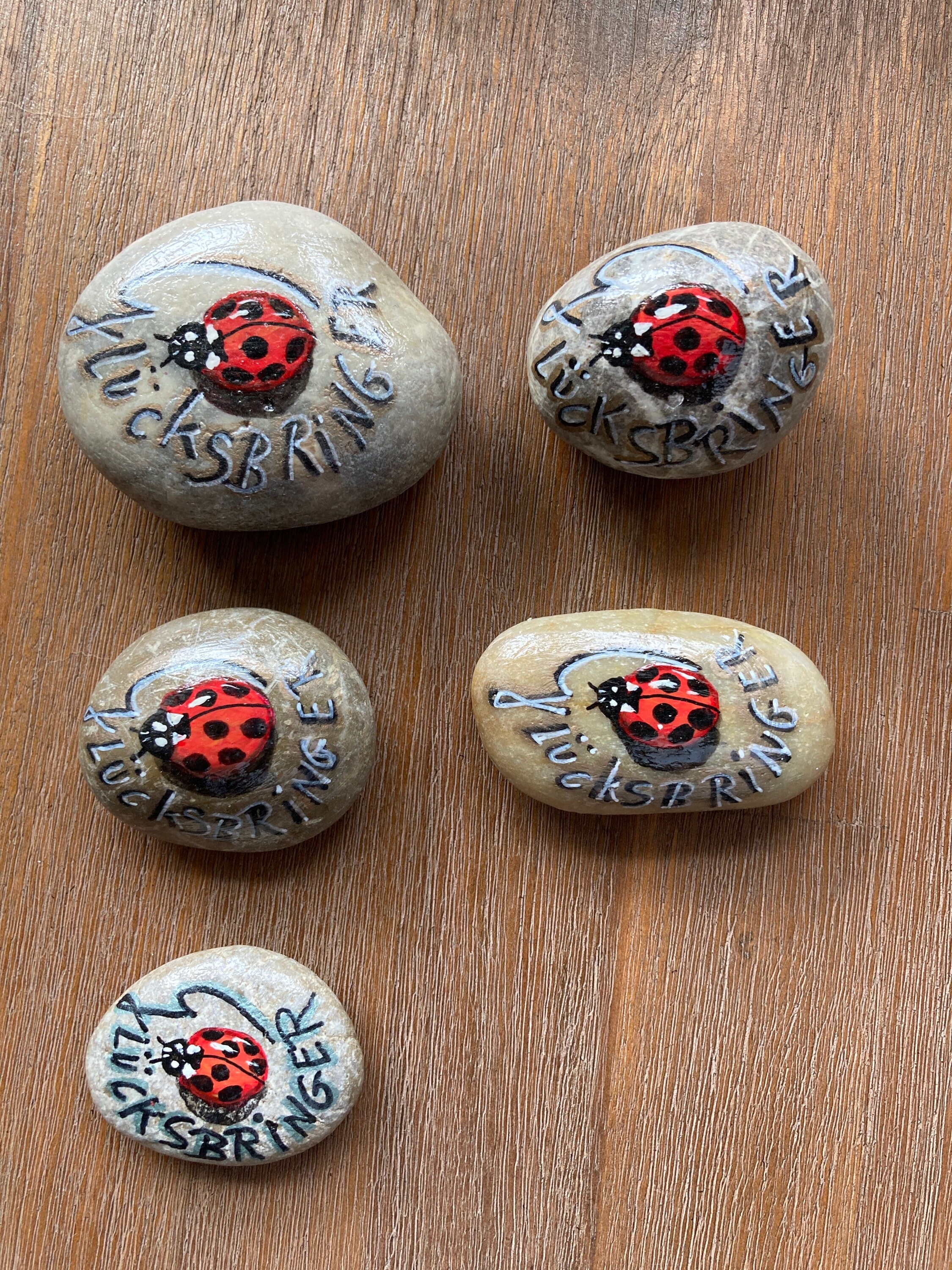 Lucky charm, lucky stone, for every occasion, painted stone