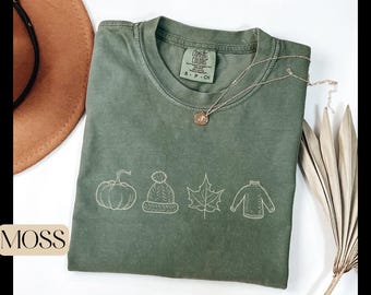 Womens Pumpkin Season Shirt, Fall Shirt, Comfort Colors, Cute Autumn Shirt, Fall Harvest Shirt, Pumpkin Patch Shirt, Fall Vibes, Fall Gift