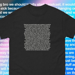 podcast shirt - ban podcasts gift anti podcaster funny oddly specific sayings meme cringe inappropriate offensive ironic sarcastic phrase