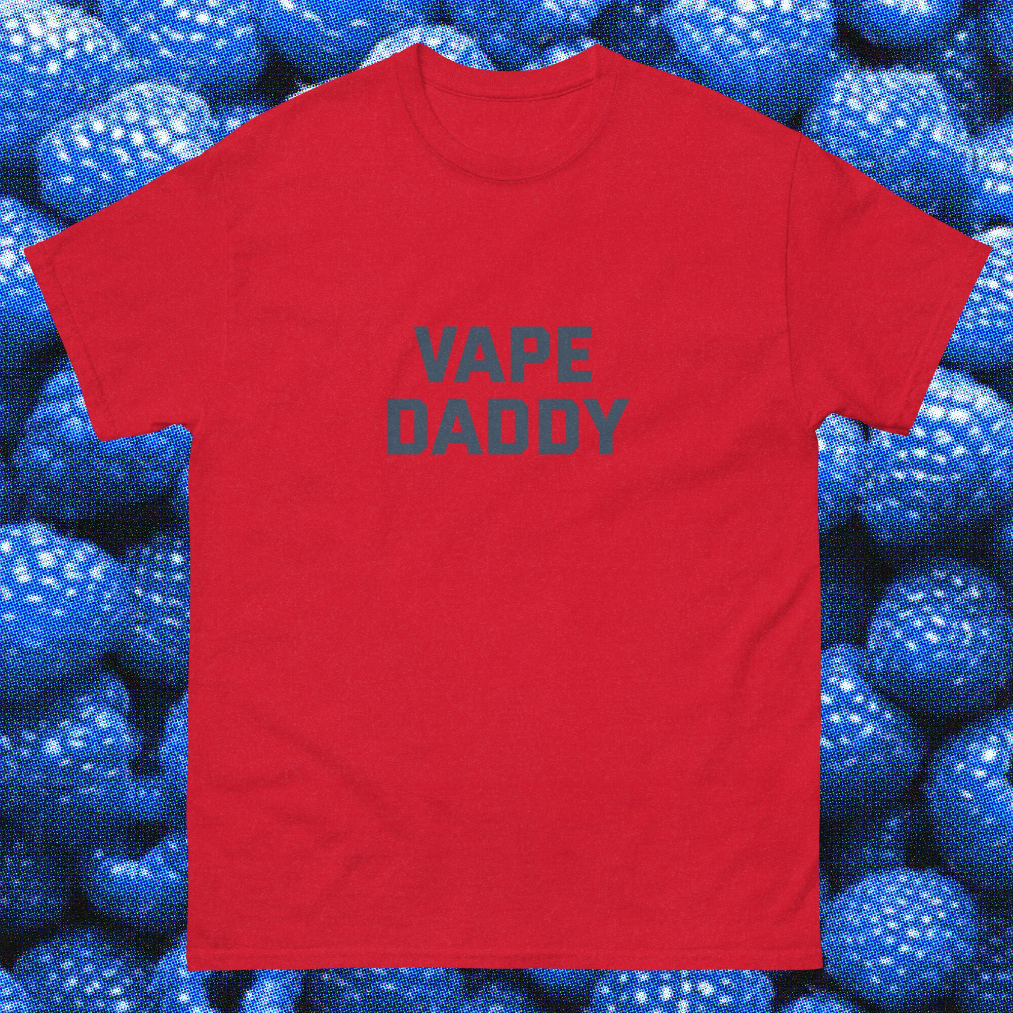 VAPE DADDY - Vaping Dad Shirt Vapor Vaper Smoke Father Day Funny Gift Dad  Birthday Gift Tee Y2K Slogan Tumblr Statement T-shirt ,90s 2000s