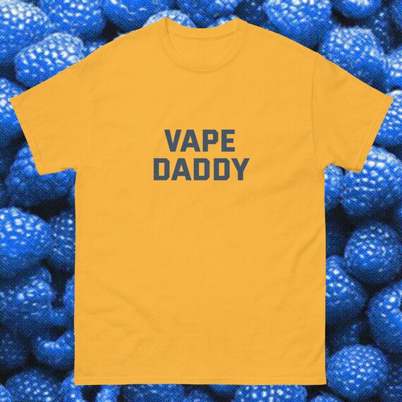 VAPE DADDY - Vaping Dad Shirt Vapor Vaper Smoke Father Day Funny Gift Dad  Birthday Gift Tee Y2K Slogan Tumblr Statement T-shirt ,90s 2000s