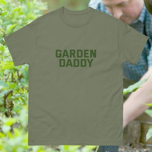 GARDEN DADDY - Lawn Daddy - Father&#39;s Day father dad shirt grass mowing husband funny gift