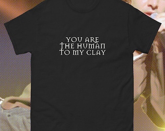 Creed Scott Stapp - You are the human to my Clay - Arms Wide Open band tour SHIRT parody funny karaoke oddly specific saying spelling lyrics