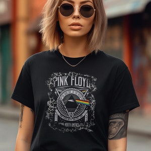 Pink Floyd Graphic Band T Shirt | Dark Side of the Moon Shirt | Animal Print Pink Floyd Tee | Comfort Colors T-Shirt | Distressed Band Tee
