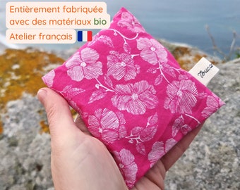 Bouillotte sèche aux graines de lin - coton et graines bio