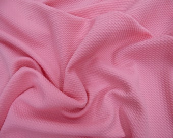 Pink Bullet Liverpool Textured 4 way Stretch Fabric by the Yard