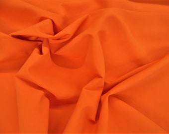 Orange Nylon Talsan Water Repellent Fabric by the Yard