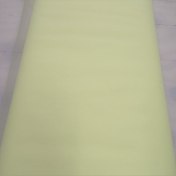 Light Yellow Nylon Sheer Tulle Fabric 2 Yards or 10 Yard Lot