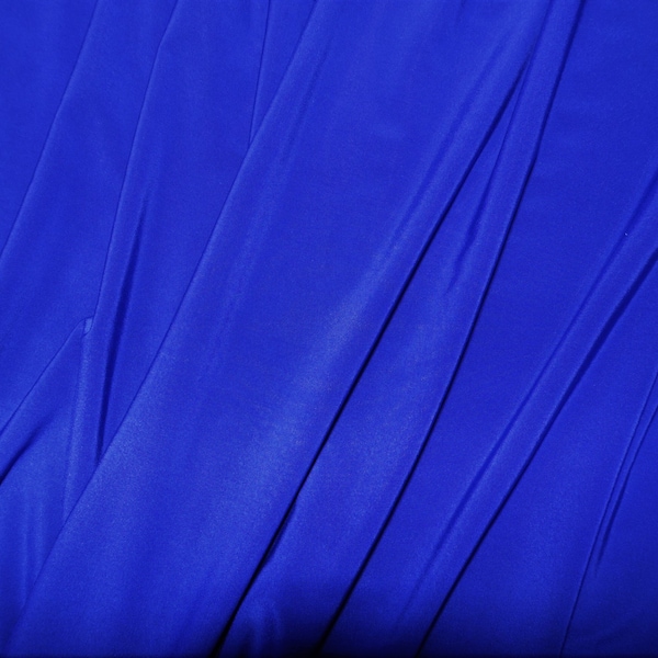 Royal Blue Light Weight 4 way Stretch Polyester Spandex Lining Fabric by the Yard