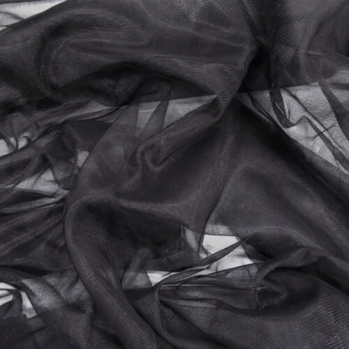 Black 15 Denier Tricot 108 Wide Sheer Stretch Fabric by Etsy