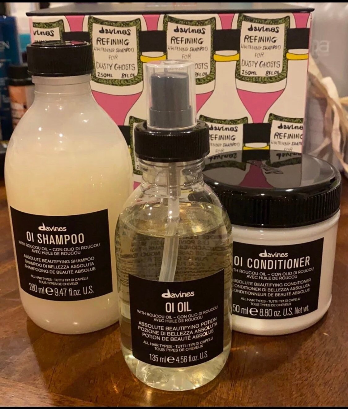 terrorisme stum brugt Davines Oi Holiday Gift Set Shampoo Conditioner Oil - Etsy
