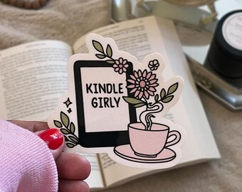 Kindle Girlie Sticker