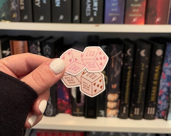 Book Dice Sticker