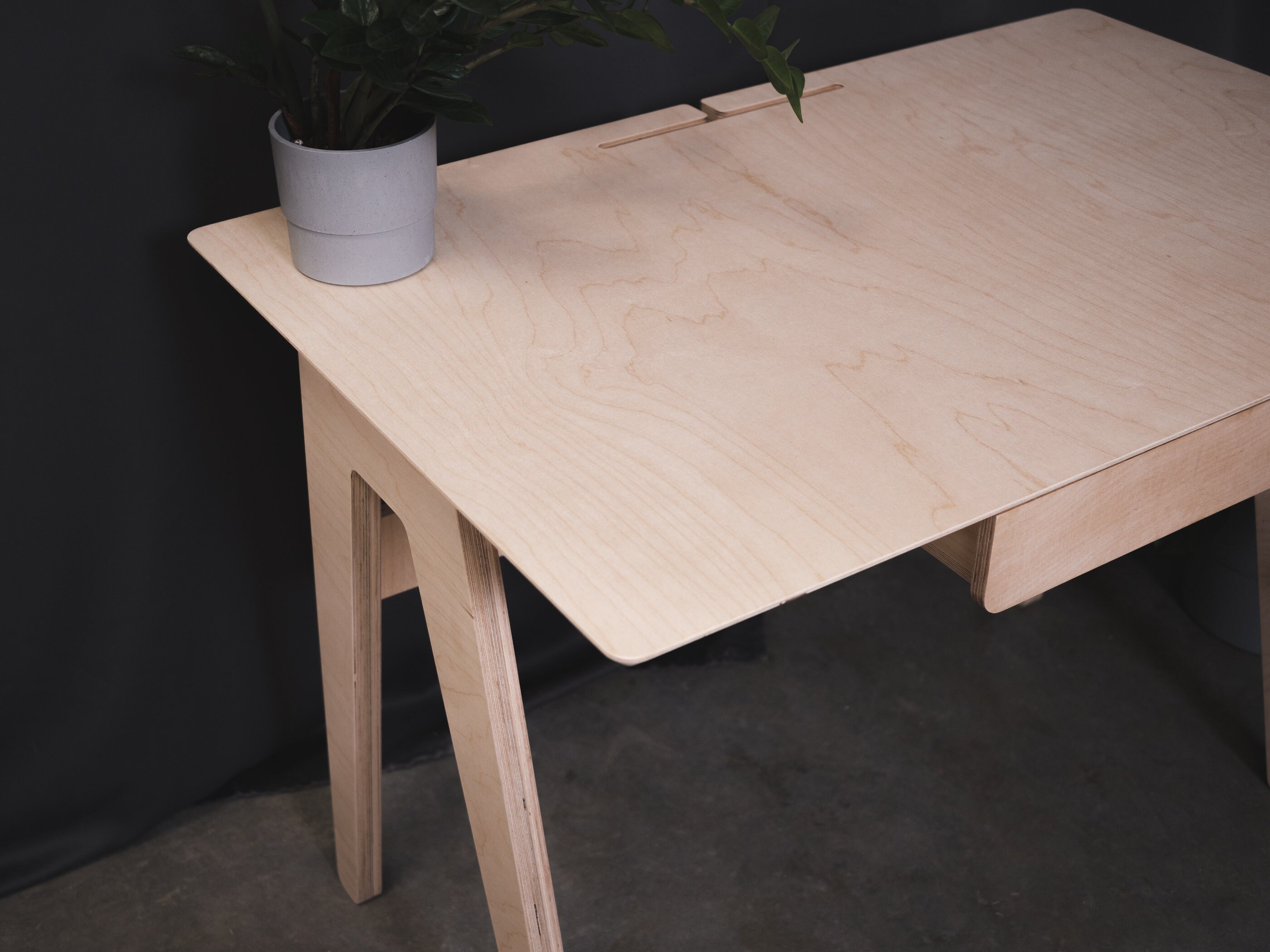 Boho Vanity Table Wood Desk and Makeup Organizer Perfect Etsy Canada