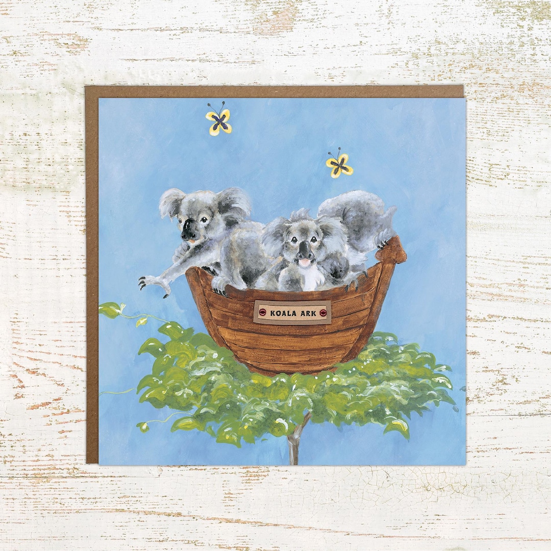 Koala Ark Koala Greetings / Birthday Card Square Australian Koala — free download