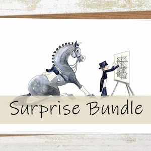 Bundel met 10 paarden- en ponywenskaarten - selectie verrassingskaarten, perfect voor ruiters en ponyliefhebbers van alle leeftijden!