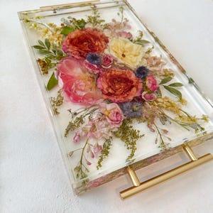 Flower Preservation Resin Tray