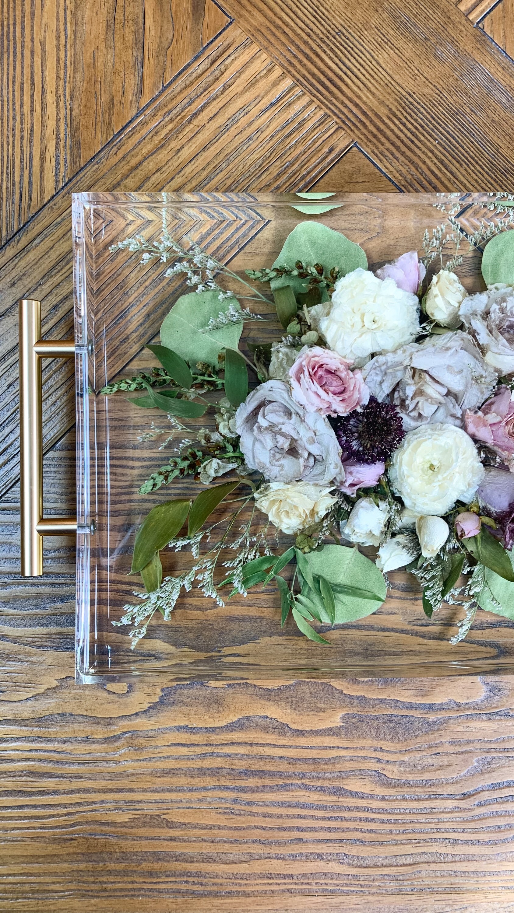 Flower Preservation Resin Tray Etsy