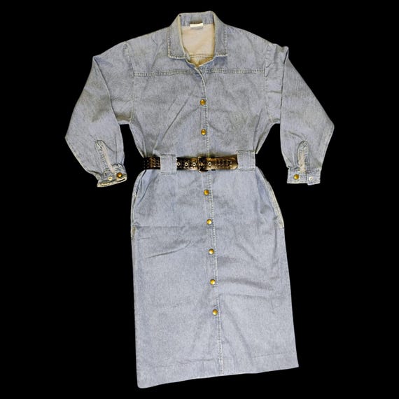80s Vivaldi Denim Dress