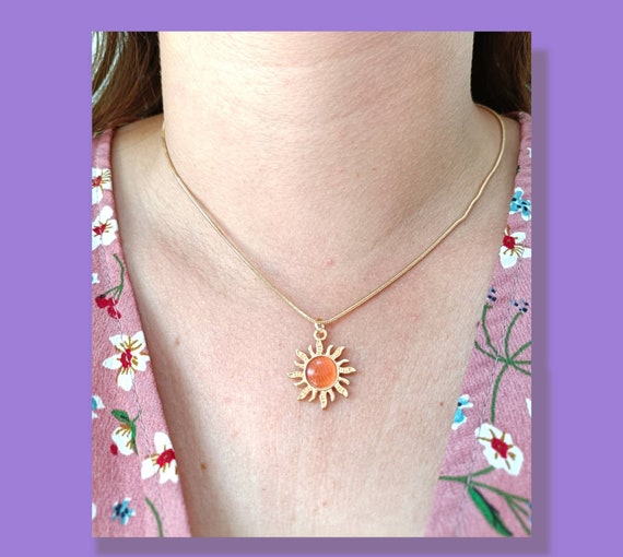 Small Sun Gemstone Pendants Small Sun Gemstone Pendants