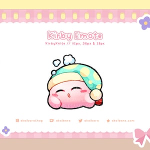 Emotka Kirby Sleep | Twitch/Discord