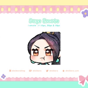 Valorant Sage Pout Emote | Twitch/Discord