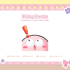 Kirby Shock Emote | Twitch/Discord