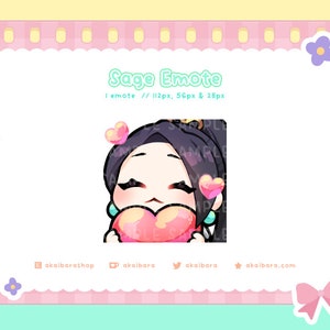Valorant Sage Love Emote | Twitch/Discord