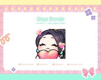 Tapferkeit Sage Love Emote | Twitch/Discord