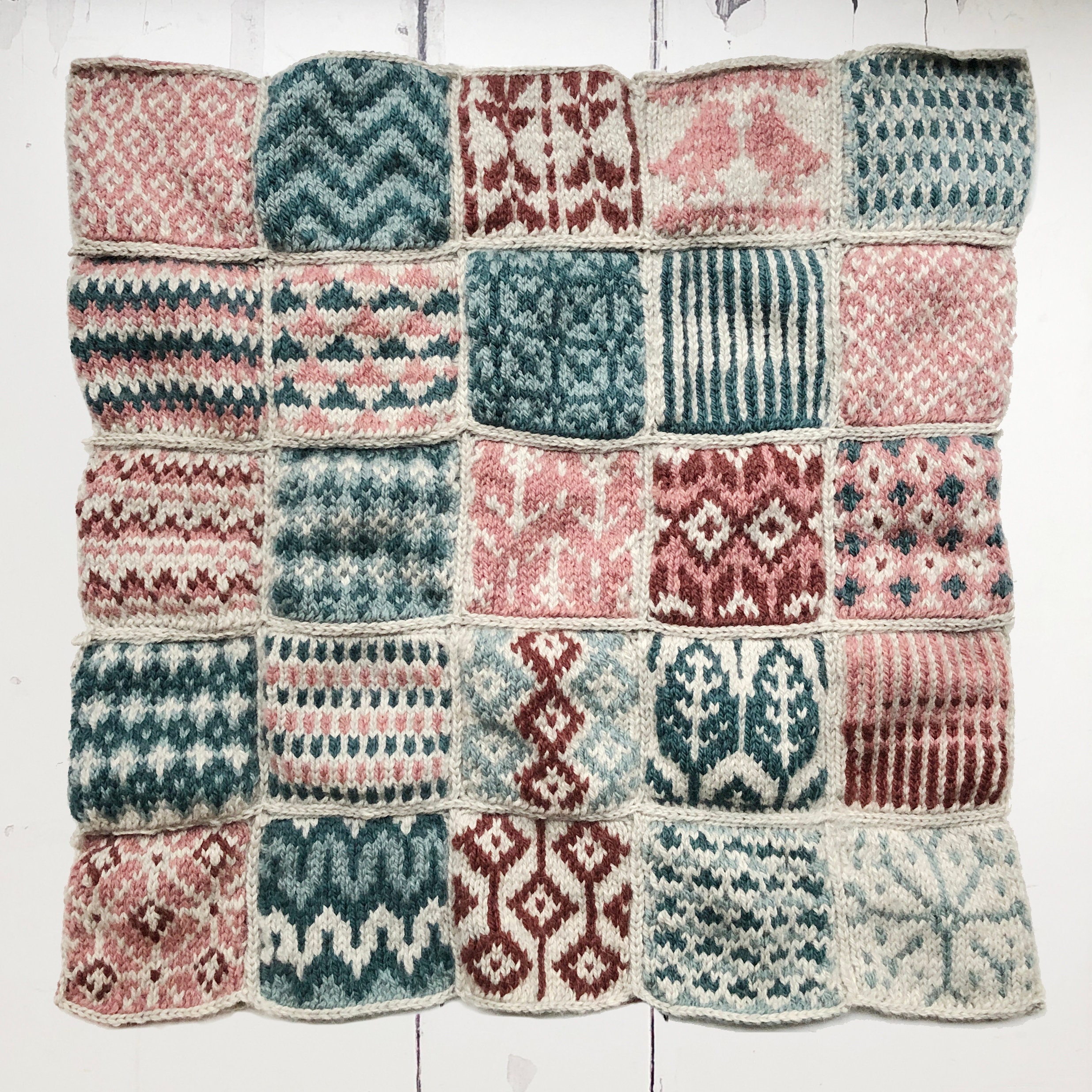 Fair isle blanket hotsell