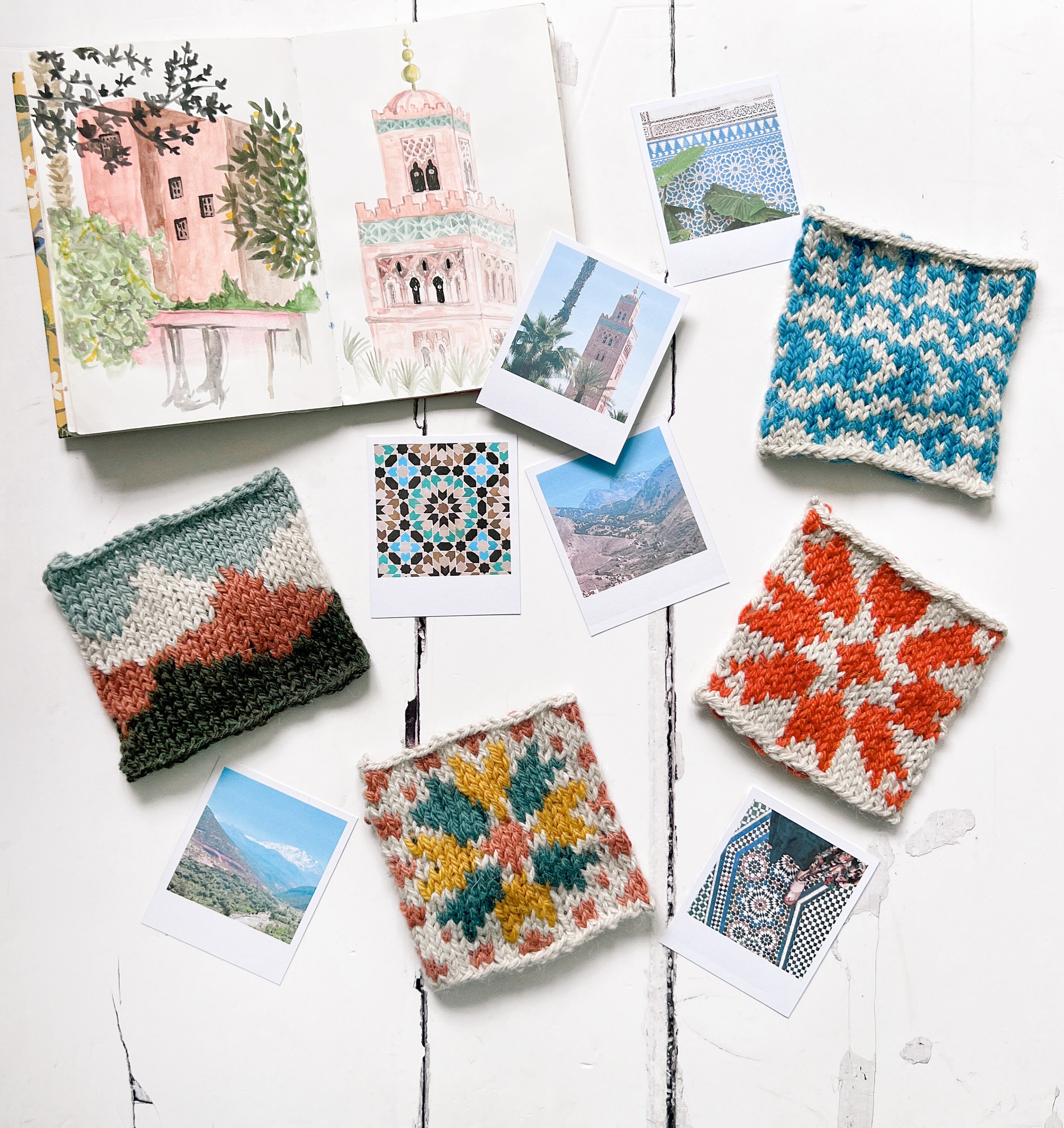 May Colourwork Knitting Patterns - Geometric Knitting, Tile