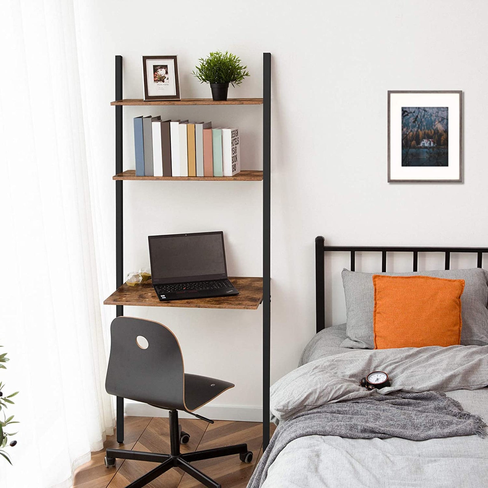 Ladder Computer Desk Small Home Office Writing Desk With Etsy UK