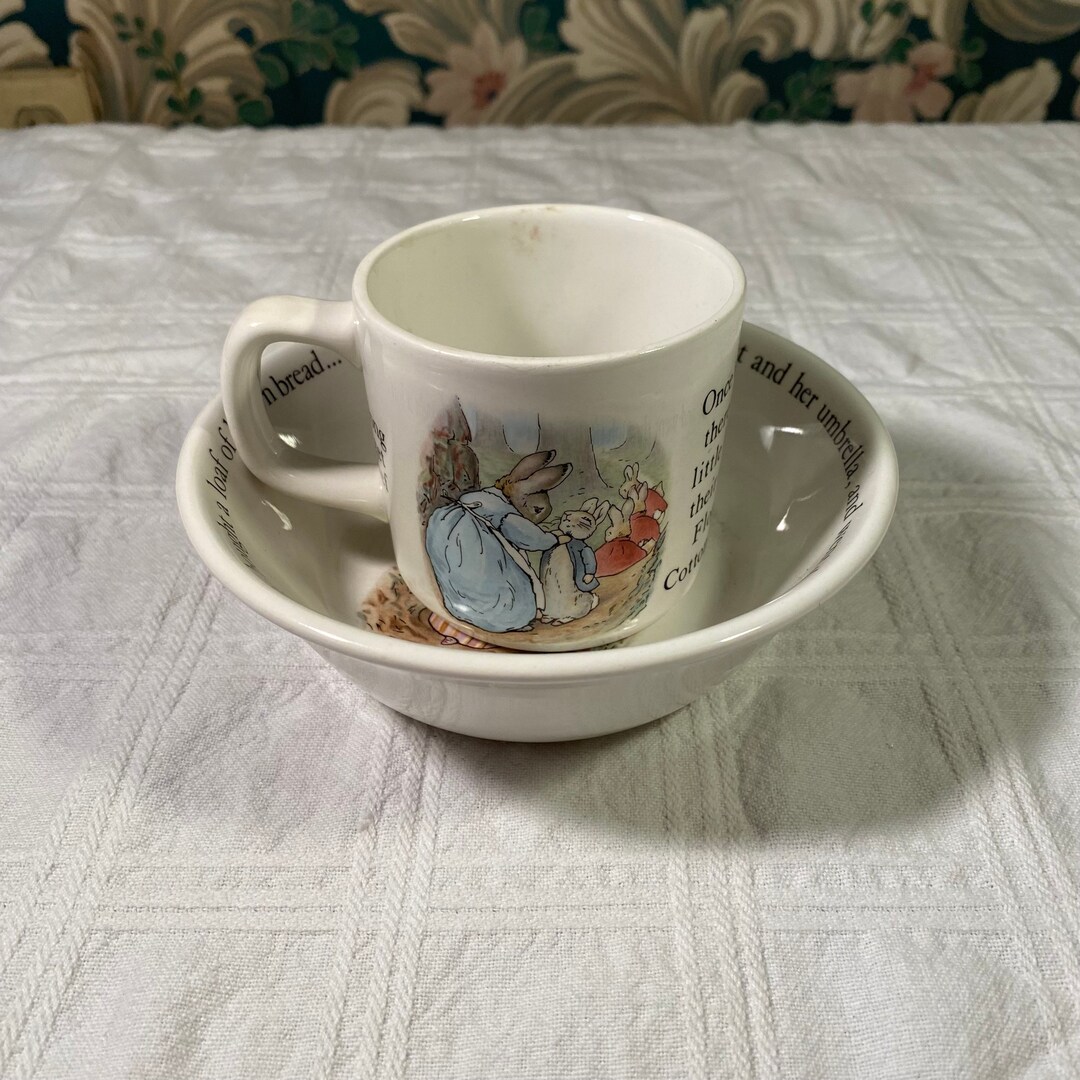 Peter Rabbit 2 Piece Dining Set - Etsy UK