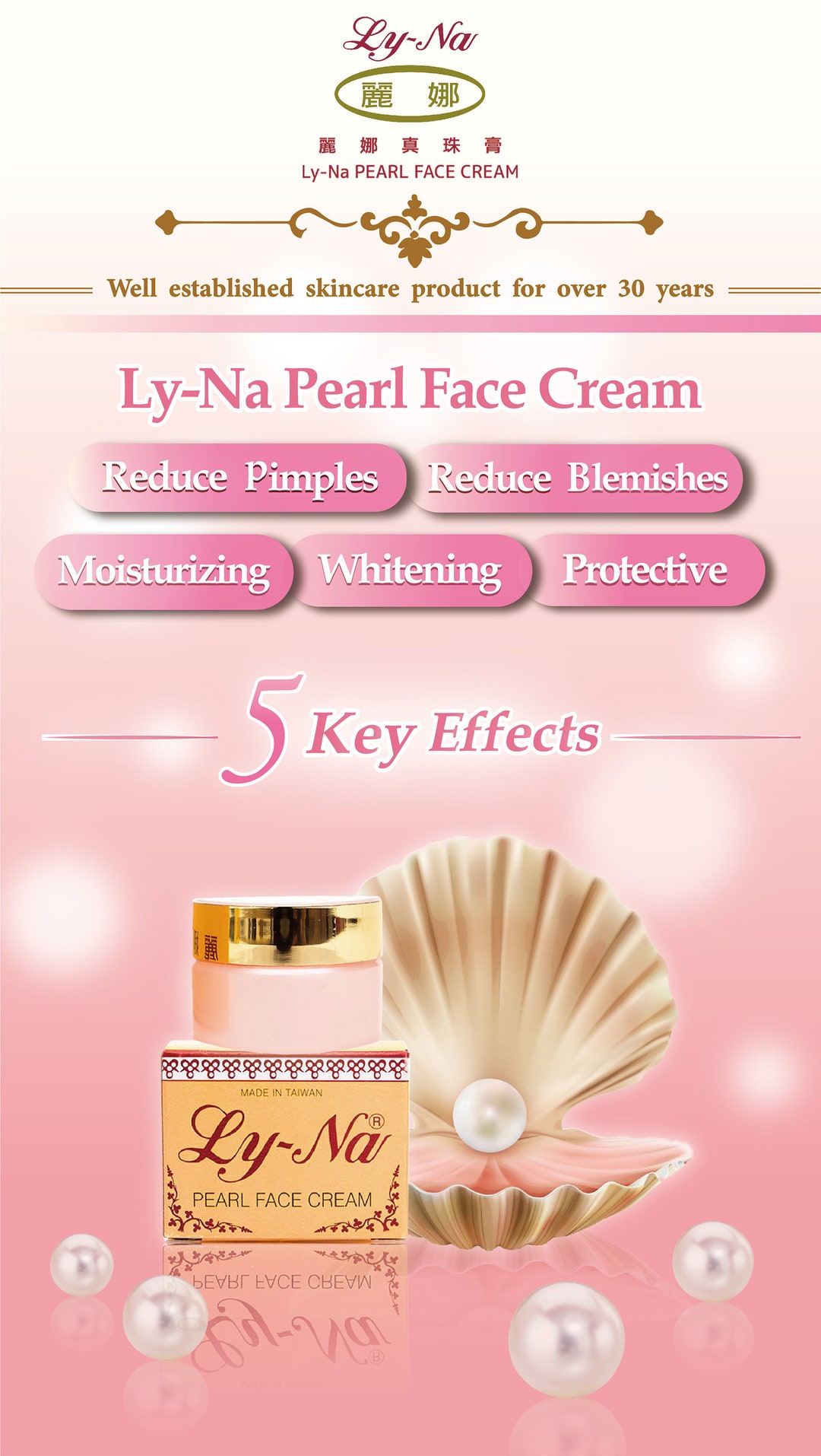 Ly Na Pearl Face Cream Buy 4 Boxs Get 1 Ly Na Face Cream Etsy