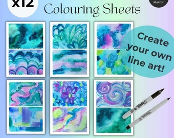 REVERSE COLOURING- colouring pages, line art, colouring book, adult colouring, simple art, creative art, art book, drawing, kids colouring