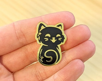Black Cat Hard Enamel Pin