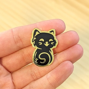 Black Cat Hard Enamel Pin