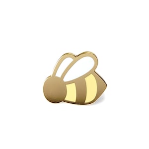 Gold Bumblebee Hard Enamel Pin