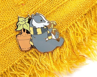 Badger Enamel Pin