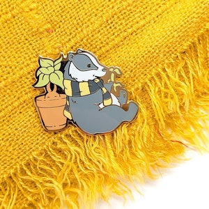 Badger Mascot Hard Enamel Pin