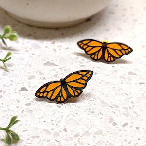 Monarch Butterfly Hard Enamel Pin