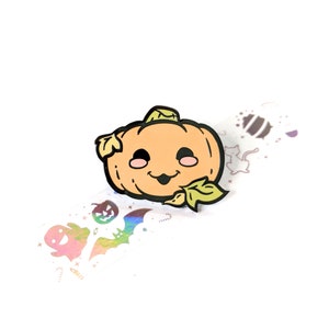 Szpilka z twardej emalii w kształcie dyni pastelowej