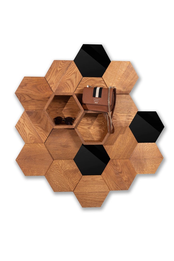 3D Composition Shelves Decor Wall Art Wooden Panels wooden | Etsy