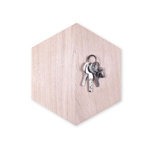 New ! Wooden magnetic Panels Wooden Interior Decorative Slats Wall Panels hexagons honeycomb OAK WOOD